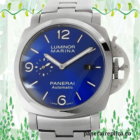 panerai 01058|Panerai Luminor Marina Automatic Blue Dial Men's Watch .